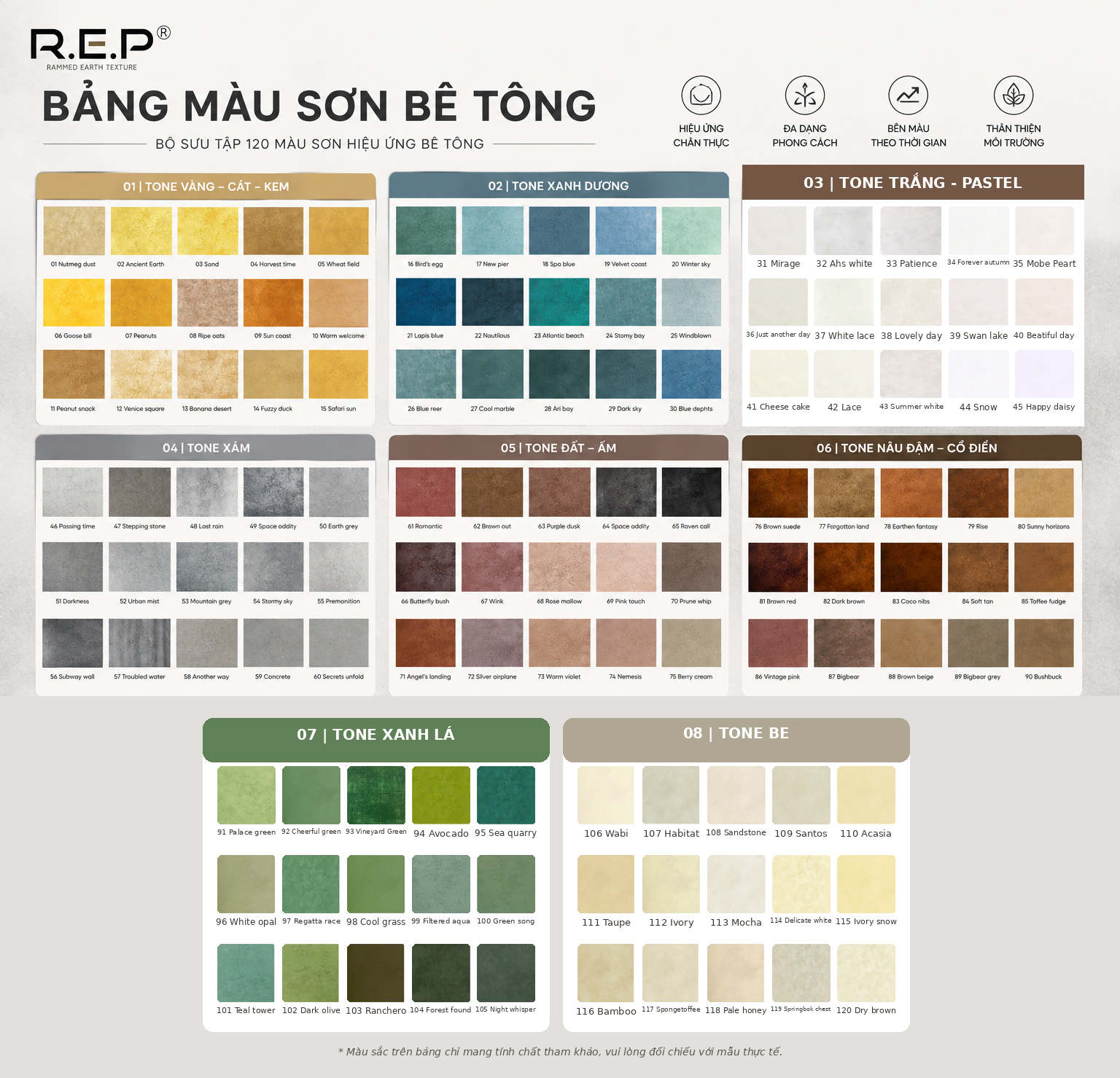 Bang mau son be tong REP 120 mau updated 2
