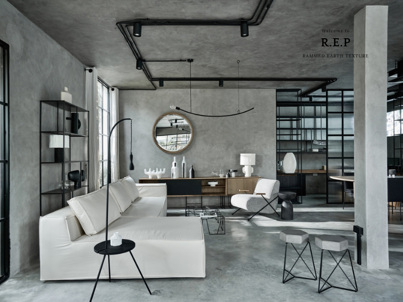 phong-cach-industrial-son-be-tong