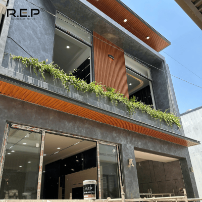 CÔNG TRÌNH NHÀ PHỐ VỚI SƠN ÁNH KIM REP