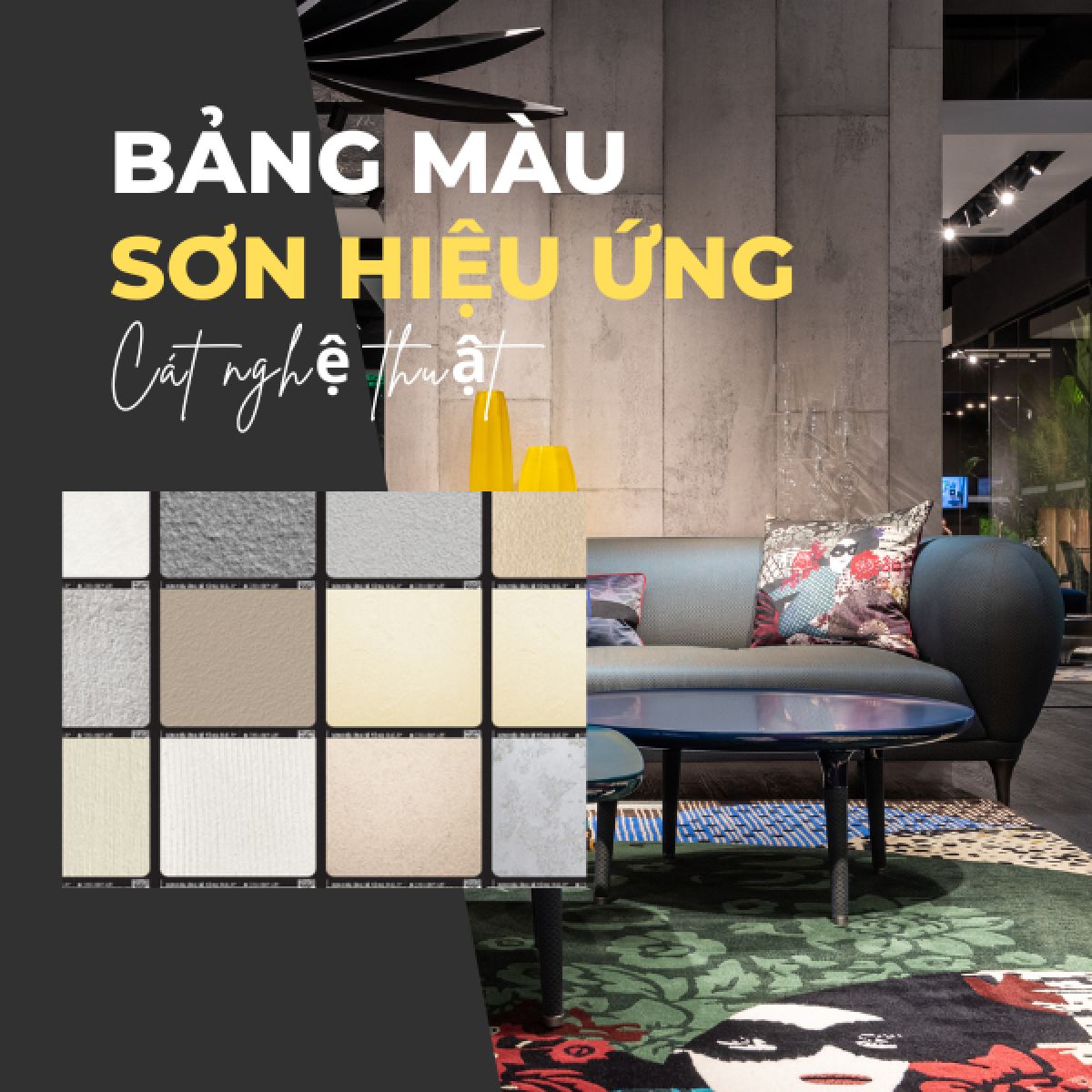 DANH S&Aacute;CH M&Agrave;U SƠN HIỆU ỨNG C&Aacute;T HIỆN ĐẠI, ĐỘC QUYỀN L&Agrave;M NỔI BẬT MỌI KH&Ocirc;NG GIAN