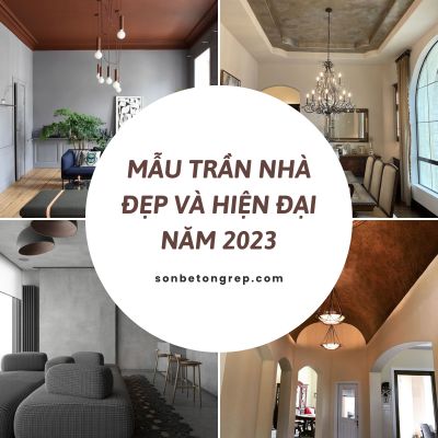 Mẫu Sơn Trần Nhà đẹp và hiện đại năm 2023