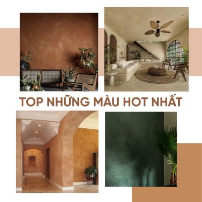 TOP NHỮNG MÀU SƠN HIỆU ỨNG HOT NHẤT HIỆN NAY