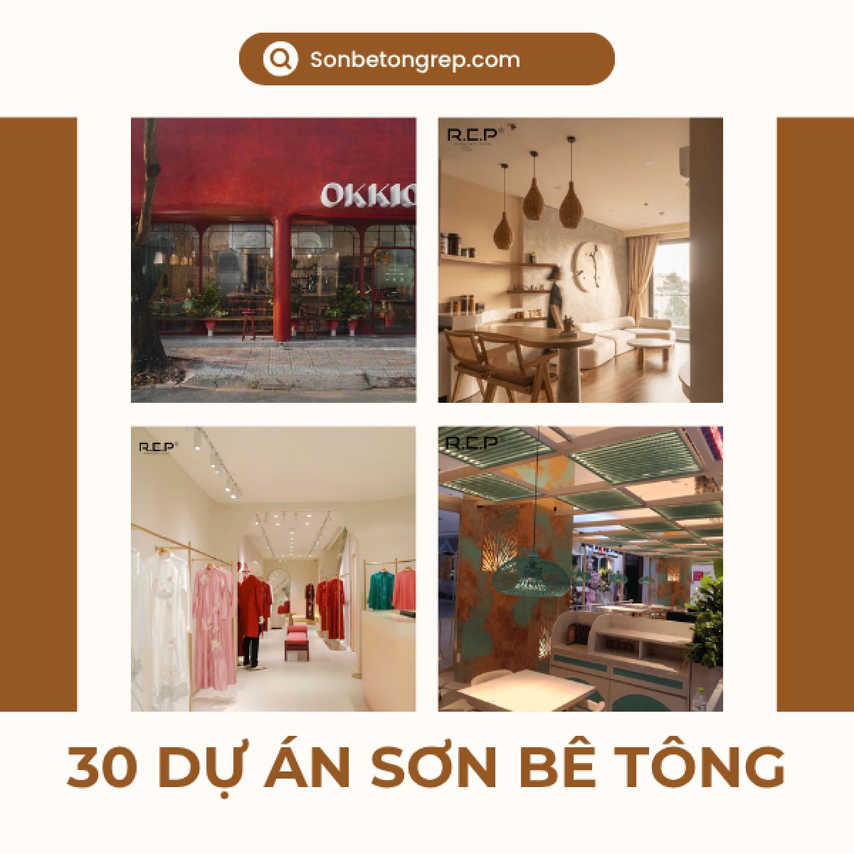 THAM KHẢO TOP 30 DỰ &Aacute;N SƠN HIỆU ỨNG B&Ecirc; T&Ocirc;NG TẠI TPHCM ĐỘC Đ&Aacute;O 2026 TẠI R.E.P