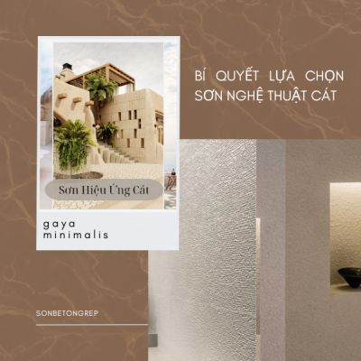 B&Iacute; K&Iacute;P LỰA CHỌN SƠN C&Aacute;T NGHỆ THUẬT CHUẨN NHẤT CHO GIA CHỦ